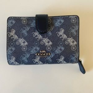COACH Wallet Crossgrain leather